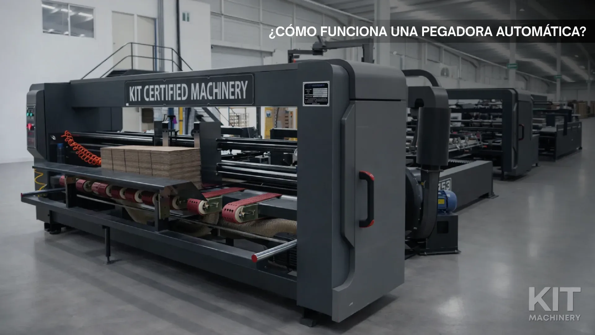 Del alimentador al fleje: así trabaja una pegadora automática en una cartonera
