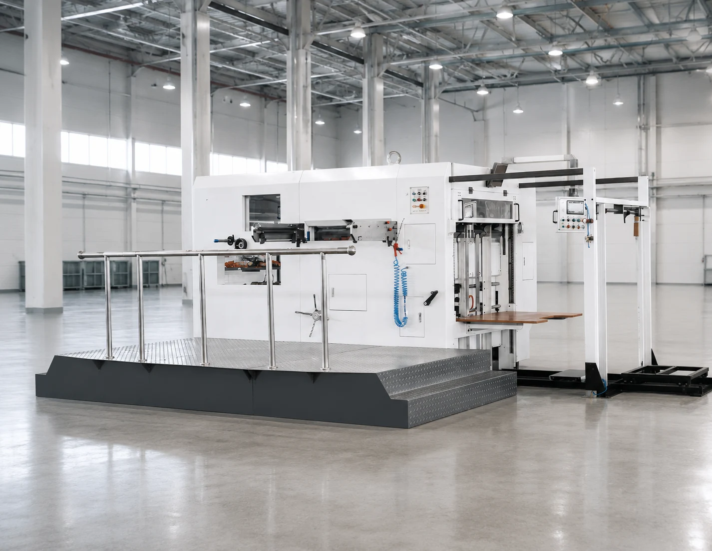 Troqueladora y Hendidora Semiautomática Titan 1500A — KIT Machinery